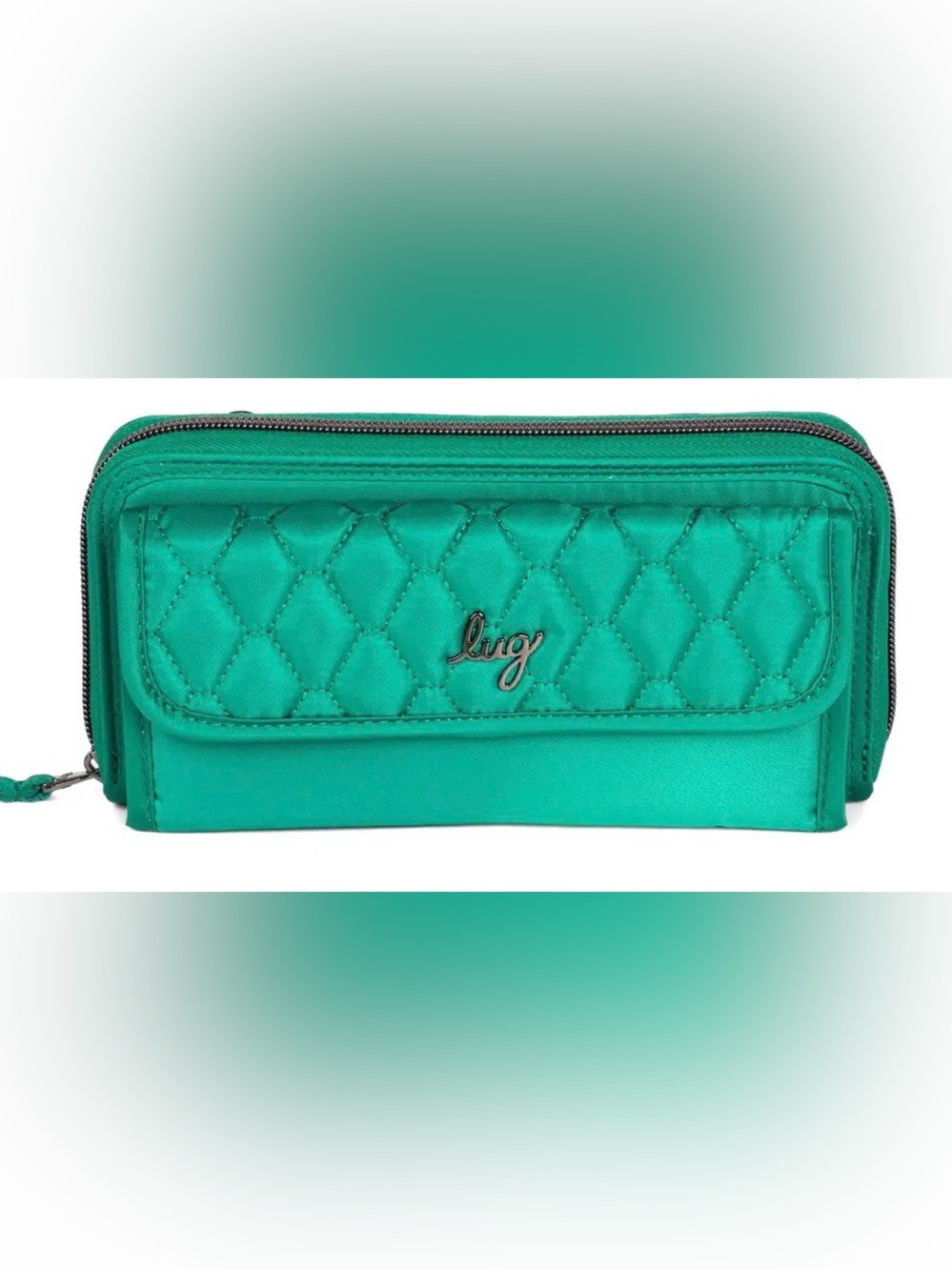 NWT Lug Kickflip SE convertible wallet in Kelly Green NEW